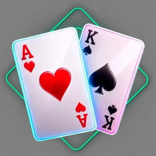 Ace and king playing cards