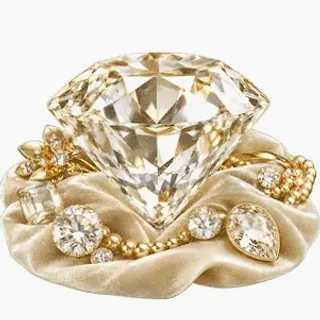 Faceted diamond gemstone — Wild Fortune